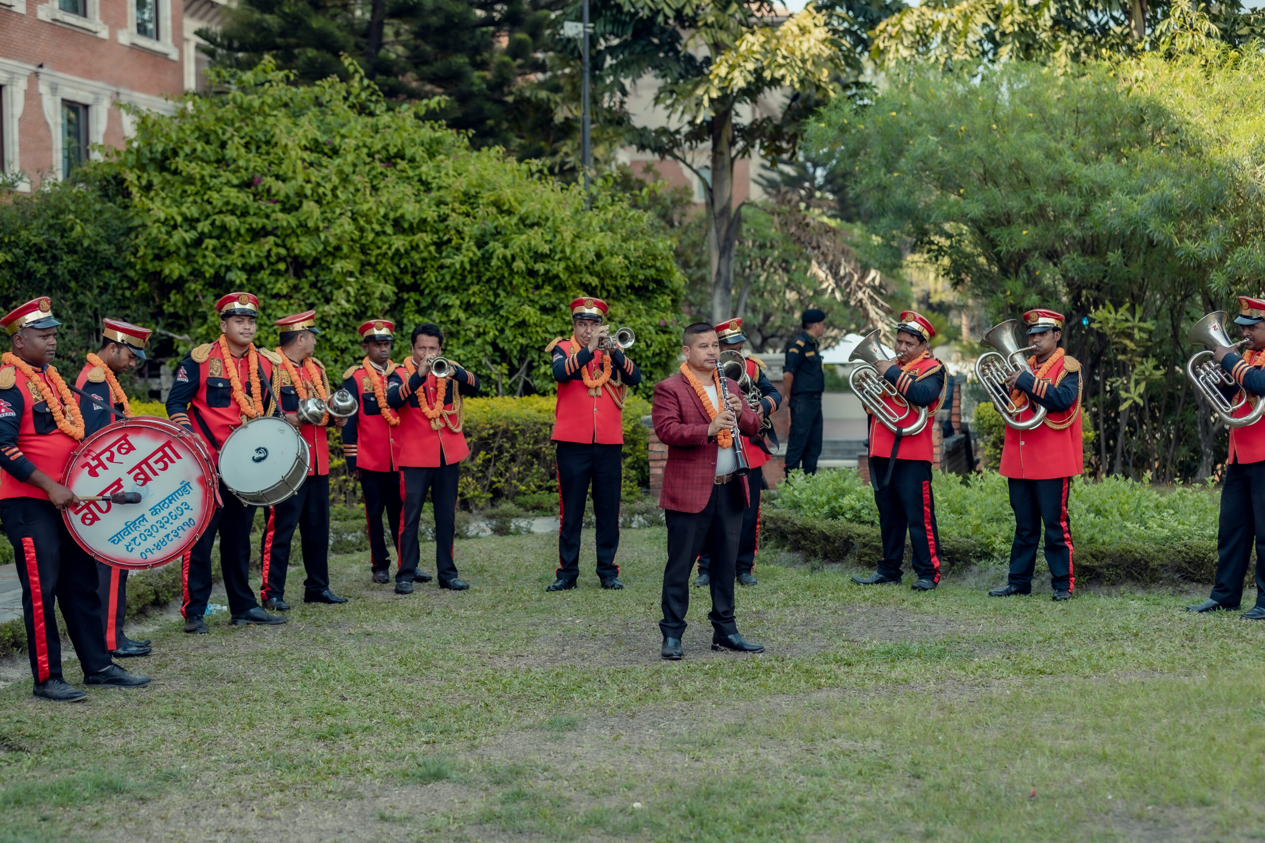 Barat and Janti wedding procession by Garima Florist & Events in Nepal