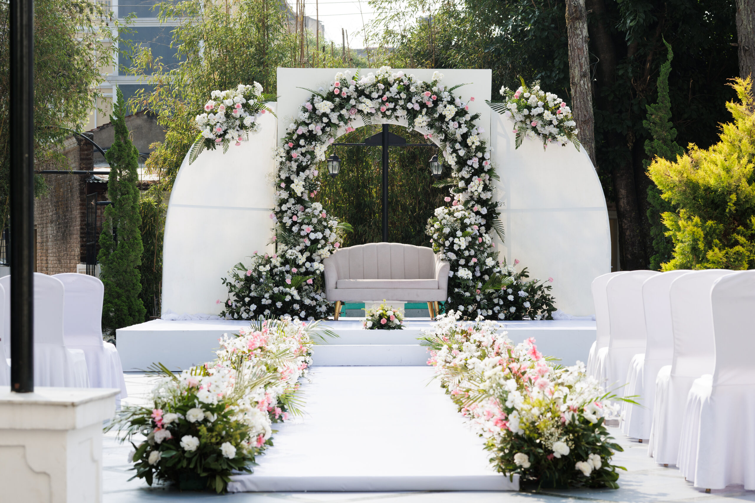 Corporate event setup by Garima Florist & Events in Nepal