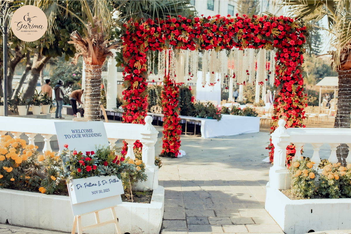 Wedding and event setup by Garima Florist and Events in Nepal