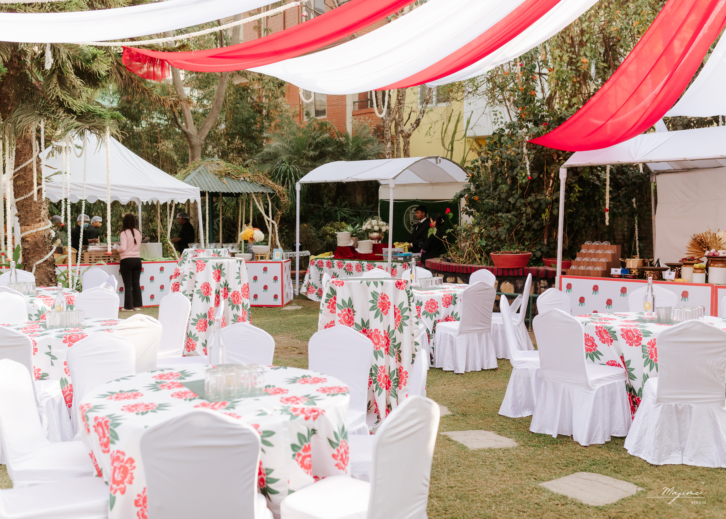 Haldi ceremony decor by Garima Florist & Events in Nepal
